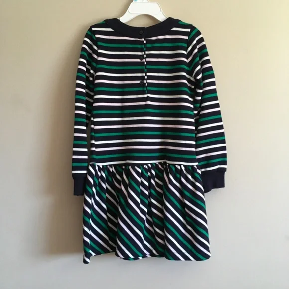 Janie & Jack Striped Dropwaist Dress size 5. - Picture 2 of 6